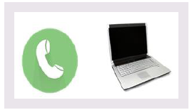 laptop and phone